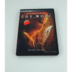 Cry_Wolf (2005) DVD Unrated Fullscreen Edition Jared Padalecki Horror Thriller